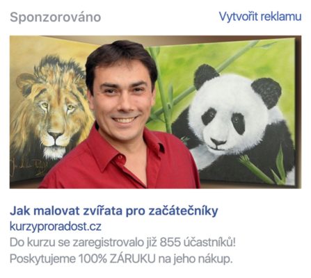 Affiliate program Kurzy pro radost – dynamický remarketing