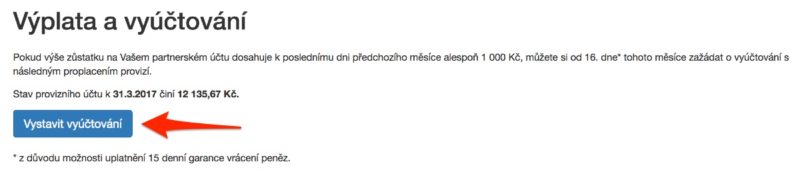 Affiliate program Kurzy pro radost - partnerské prostředí