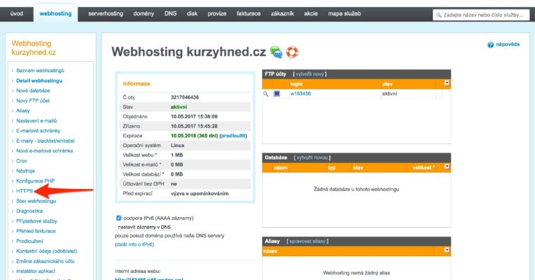 Affiliate web (05): Zabezpečujeme web pomocí HTTPS