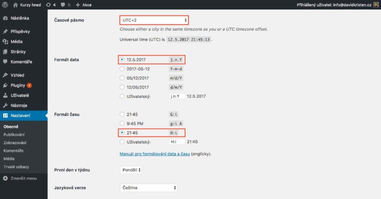 Affiliate web (06): Instalace WordPressu