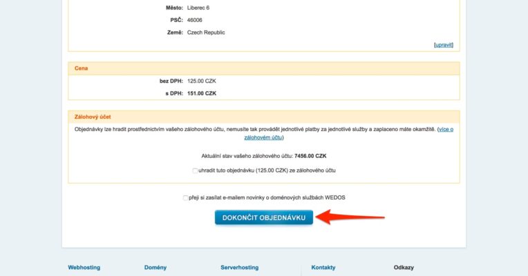 Affiliate web (04): Kupujeme doménu a webhosting