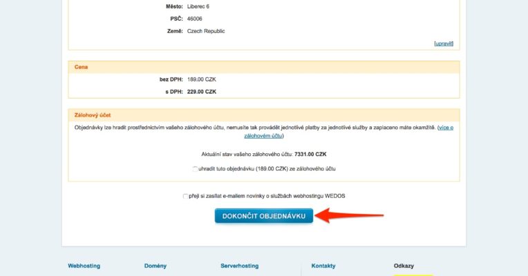 Affiliate web (04): Kupujeme doménu a webhosting