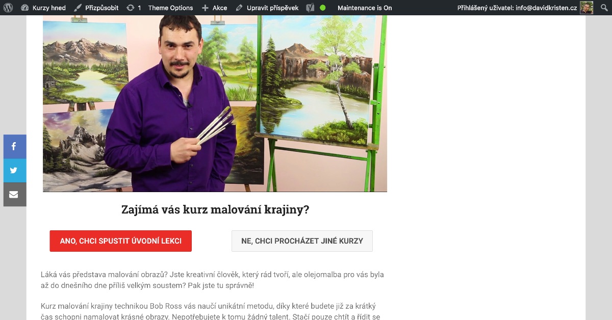 Affiliate web (10): Tvoříme strukturu článku